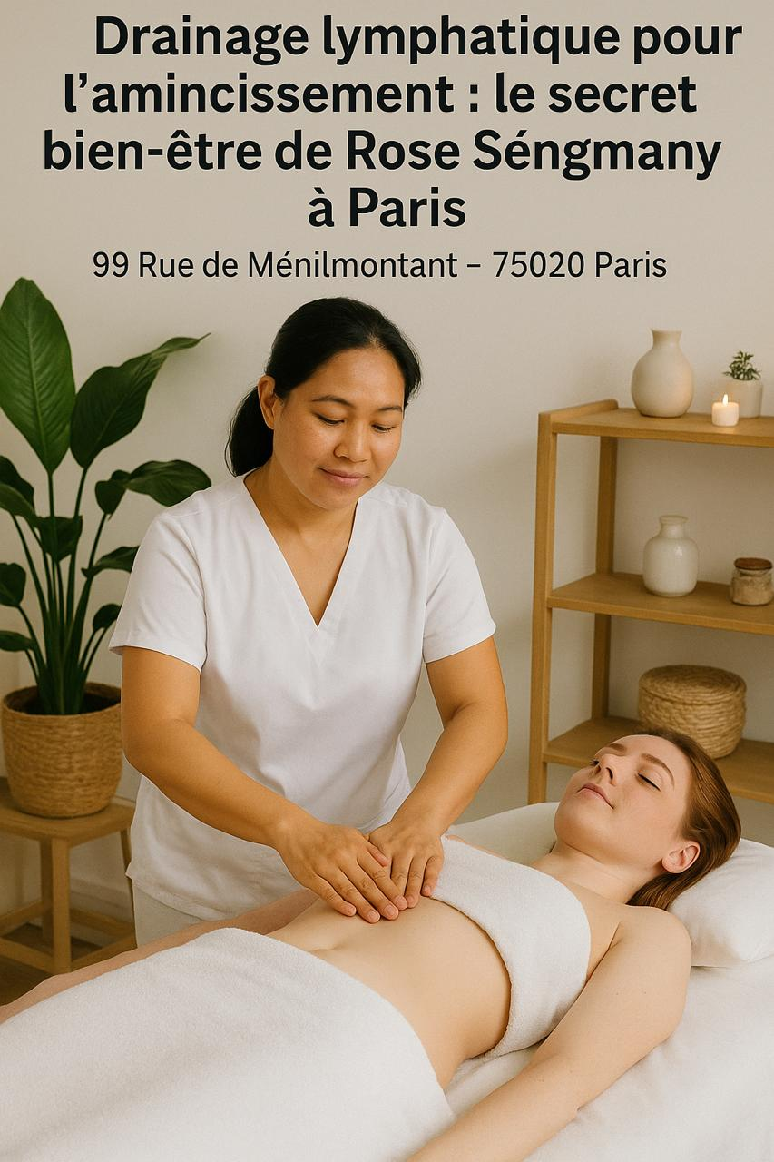 Drainage lymphatique pour l’amincissement : le secret bien-être de Rose Séngmany à Paris 